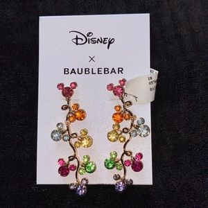Mickey Mouse Christmas Lights Earrings